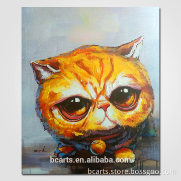 pussy oil painting for home